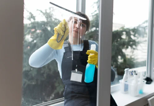 Nettoyage de vitres intérieures et extérieures à Plouégat-Guérand